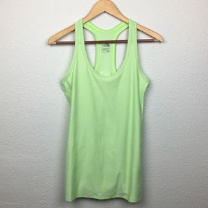 The North Face Neon Green Workout Racerback Tank